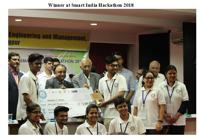 Winner At Smart Hackathone 2018
